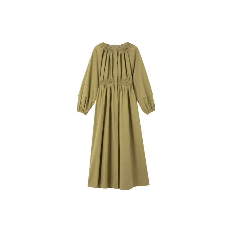 VIMLY Long Sleeved Dresses Women's-1
