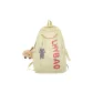 Yellow Printer Ribbons Cookies Pendant+Plaid Bear Pendant