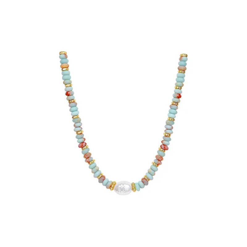 QIANFANGDAHUANGYE Resin Necklaces Women's-0