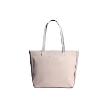 BELLROY Nylon Tote Bag, Shopping Bag, Handbag, Shoulder Bag Medium Size Unisex Silver Shell Gray