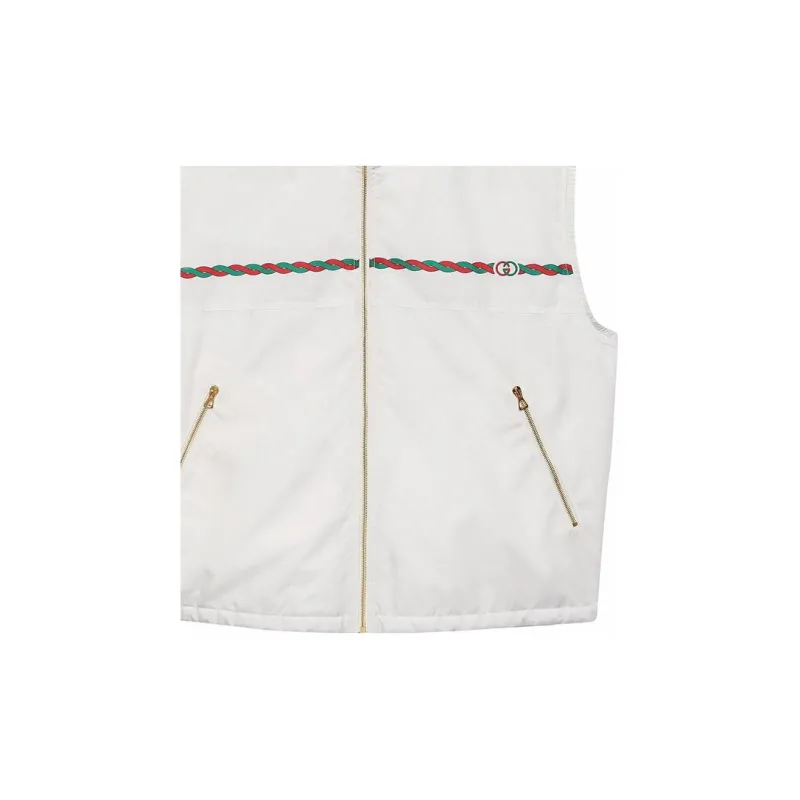 GUCCI Gg Embroidered Vest-9