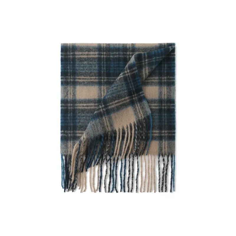 FREE RABBITⅡ Fall And Winter Mohair Windproof Warm Thickened Shawl Scarf Unisex-11
