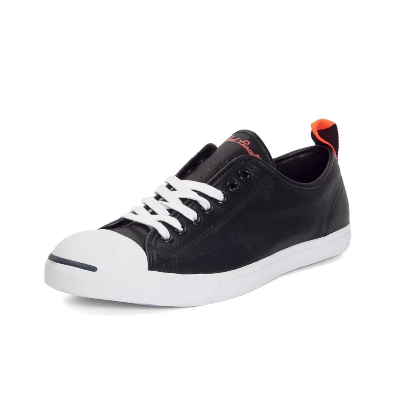 Converse Jack Purcell Anti Slip Wear Resistant Low Top Skateboard Shoes Unisex Black-2