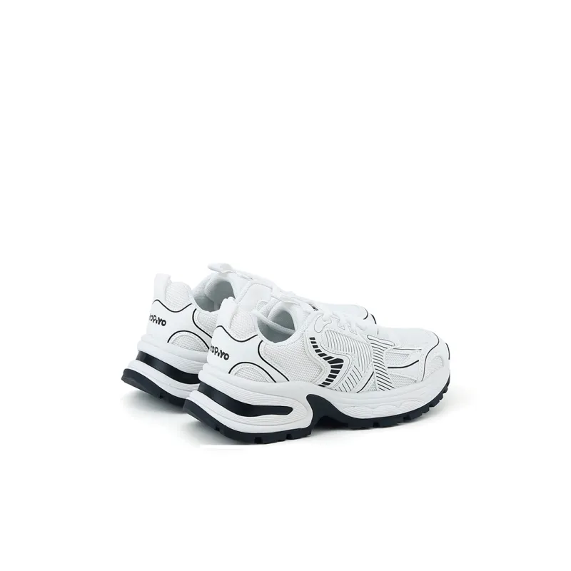 PIYOPIYO Cushioning Rebound Abrasion Resistant Breathable Slip Resistant Low Top Running Shoes Kids'-2