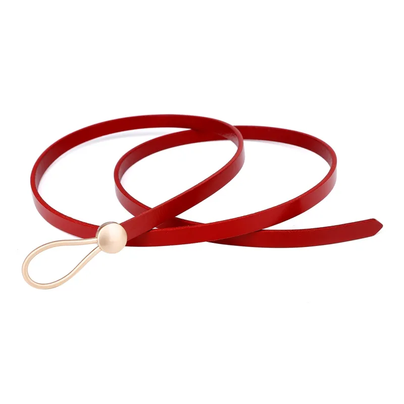 CATELLES Top Grain Cow Leather Leather Belts Women's 1.1cm-12