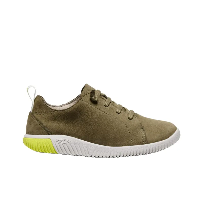 KEEN KNX Anti Slip Wear Resistant Low Top Kids Lifestyle Shoes Green Brown Teenagers-1
