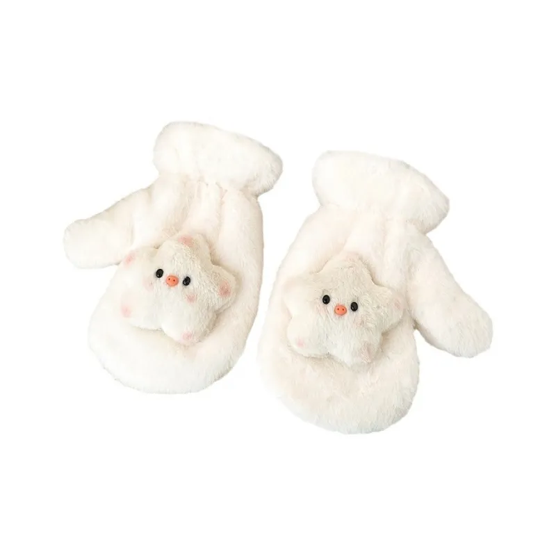 JEANSWEST Polyester Knit Gloves Women's-2