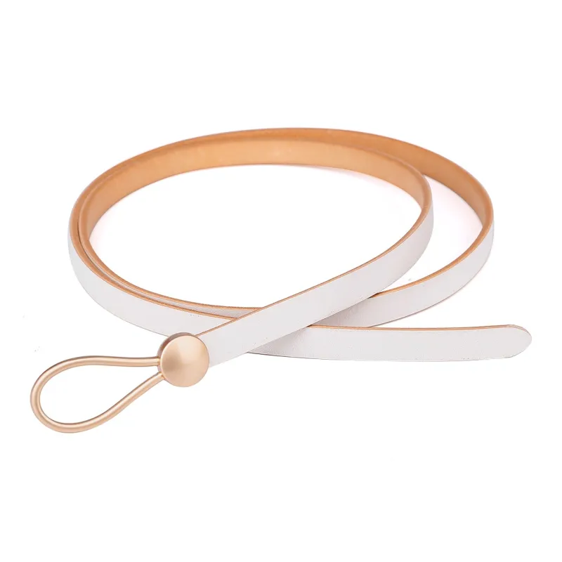CATELLES Top Grain Cow Leather Leather Belts Women's 1.1cm-7