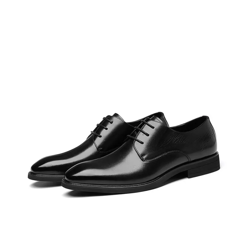 AOKANG Dress Shoes Men Low Top None-3