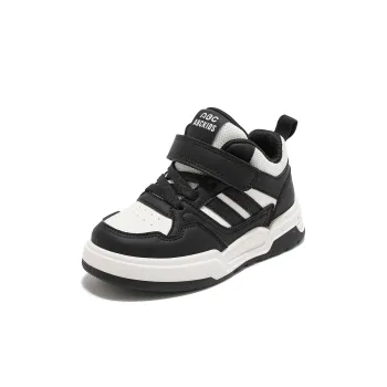 ABC KIDS Slip Resistant Lightweight Cushioning Kids Lifestyle Shoes Black Beige Kids'