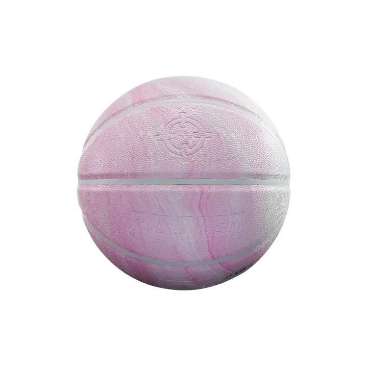 RIGORER PU Ice Cream Basketball Blue Pink Mismatched Color Size 7 Street Training Competition-1