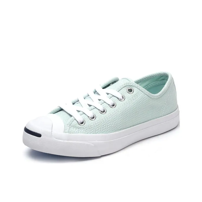 Converse Jack Purcell Anti-Slip Wear-Resistant Low-Top Skateboard Shoes Unisex Glass Blue-2
