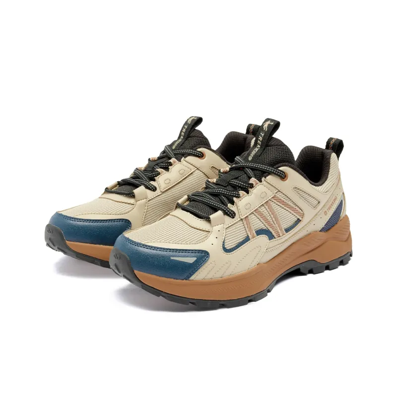 QIAODAN Running Shoes Men Low Top Nut/Mocha Yellow-2