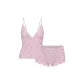 BABY PINK HOLLY PRINT/Light Pink Boxwood Print