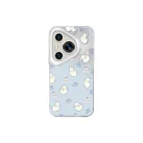 Silver-Flower Bunny Blue