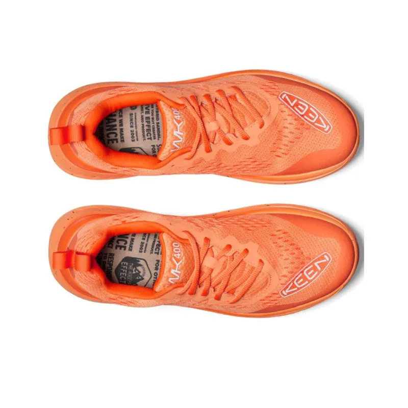 KEEN WK400 Anti Slip Wear Resistant Low Top Casual Shoes Men's Orange-4