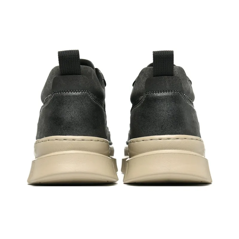HLA Work Boots Men Low Top Gray/Khaki-3