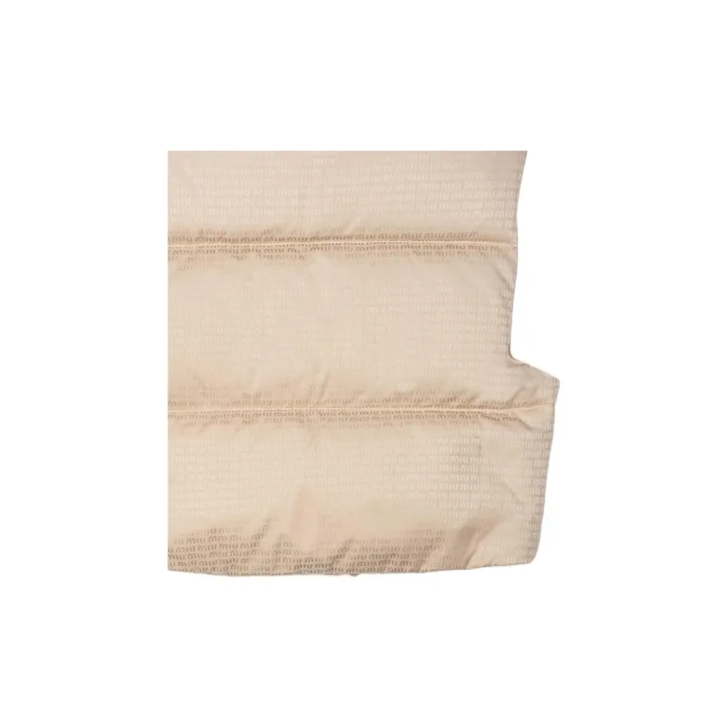 MIU MIU Goose Down Vest 'Desert Beige'-4
