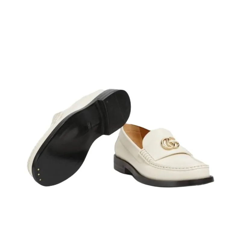 GUCCI Loafers Women's White-5