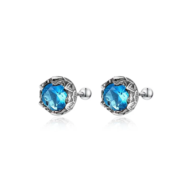 ETAHLOVE Sterling Silver Stud Earrings Unisex Bestie Girlfriend Boyfriend Gift Birthday Box-11