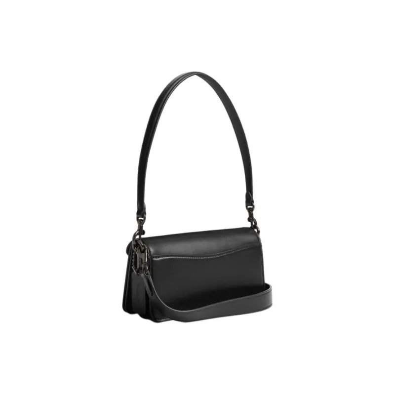 COACH Tabby Cow Leather Handbag, Shoulder Bag Trumpets Women's Black-1