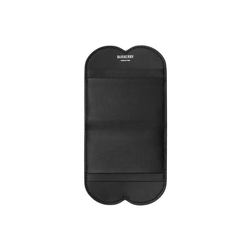 Burberry Textured Calfskin Card Holder Women's Black-2
