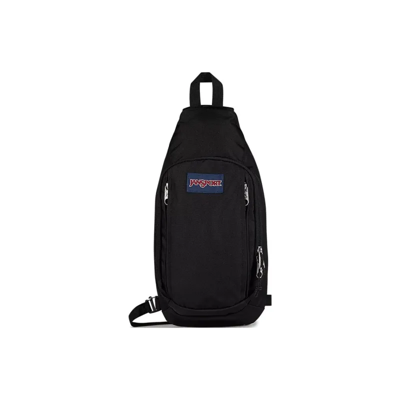 JanSport Polyester Shoulder Bag Crossbody Bag Sling Bags Men's Black-0