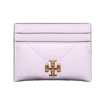 TORY BURCH Calfskin Card Holder Women's Pink