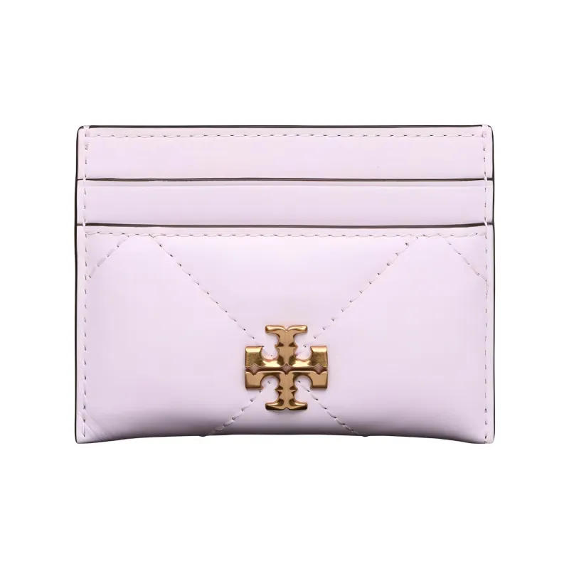 TORY BURCH Calfskin Card Holder Women's Pink-0