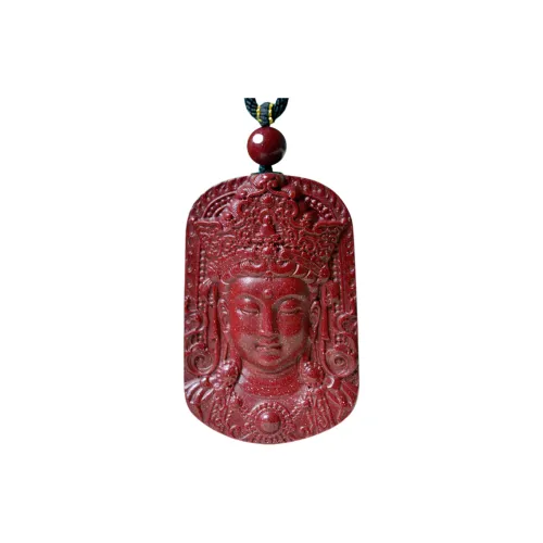 HUWEI Cinnabar Necklaces Unisex