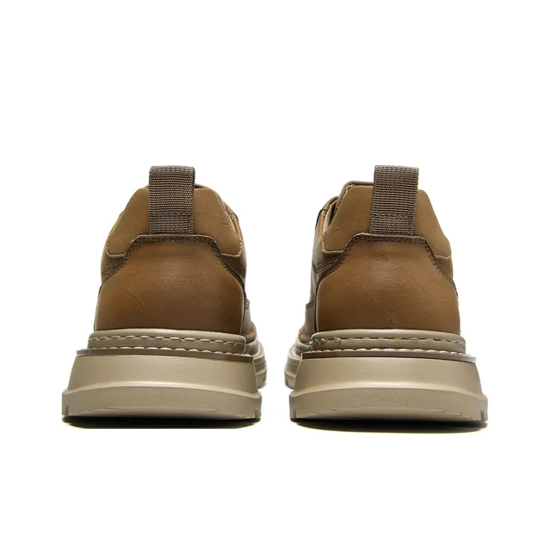HLA Work Boots Men Low Top Khaki/Earth Yellow-8