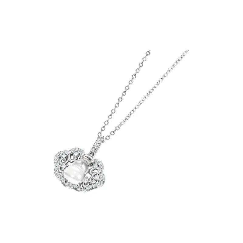 MAMADESHOUHU Chalcedony Necklaces Women's-1