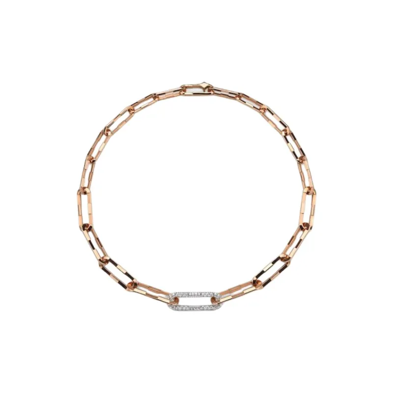 GUCCI Diamond 18K Gold Necklaces Unisex Gold-1