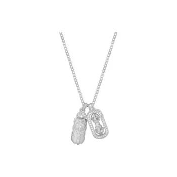 Danfu 925 Sterling Silver Necklaces Unisex