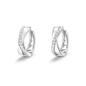 ETAHLOVE Sterling Silver Earrings Women's Student's Date Bestie Girlfriend Couple Gift Birthday Box