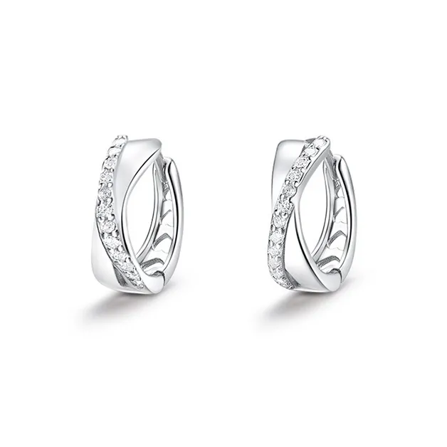 ETAHLOVE Sterling Silver Earrings Women's Student's Date Bestie Girlfriend Couple Gift Birthday Box-0
