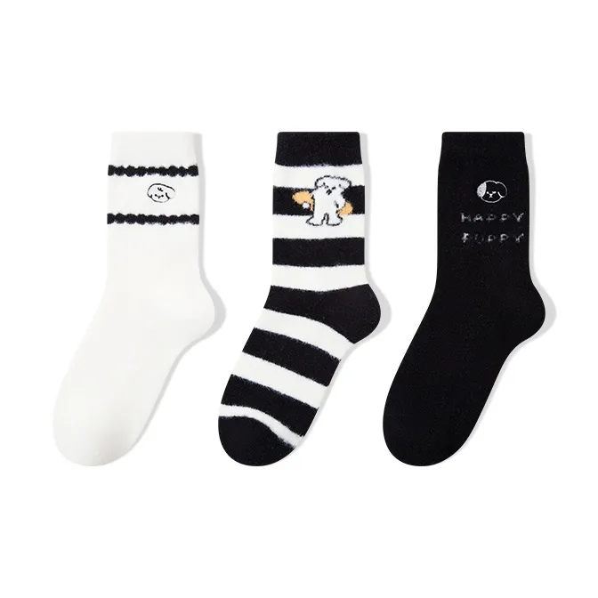 Moremoli Mid Calf Socks Women's 3 Pack-2