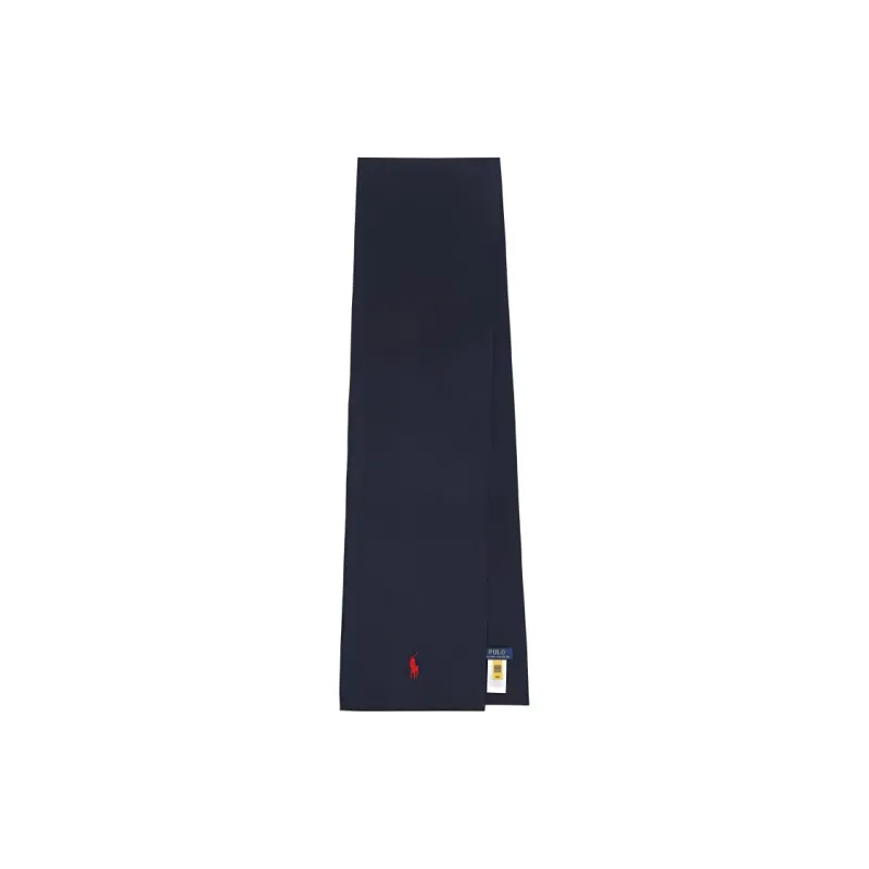 Polo Ralph Lauren Polo Pony Embroidered Knitted Scarf-0