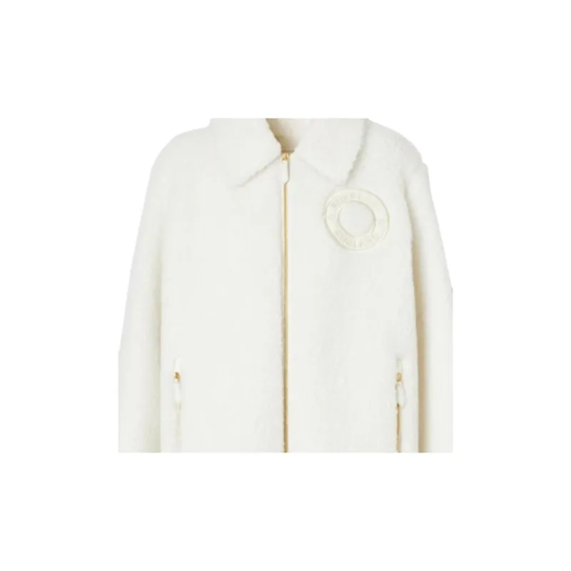 Burberry Jackets & Coats Women's White-5