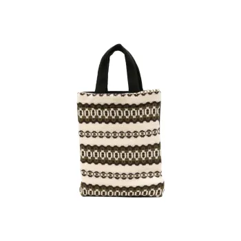 COMME DES GARCONS SHIRT Acrylic One Shoulder Handbag Men's Black & Multicolor