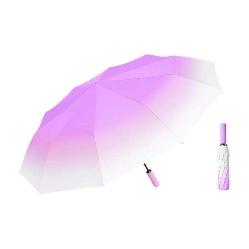 NingYi High Value Color Changing Thickened Vinyl Sun Umbrella With Anti Glare And UV Protection Foldable Sunshade-9