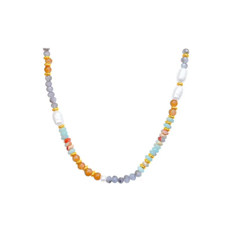 QIANFANGDAHUANGYE Resin Necklaces Women's-0