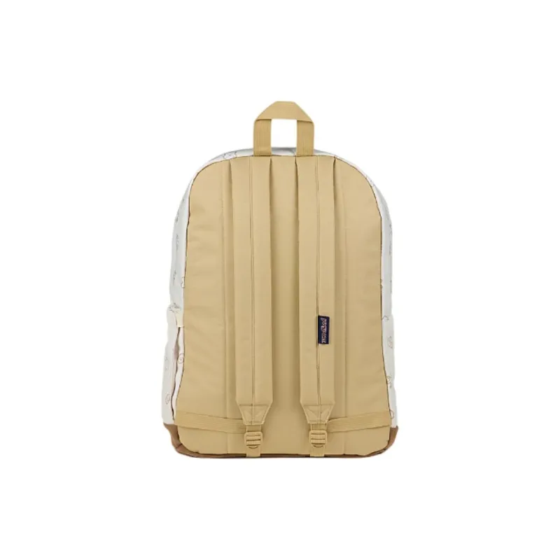 JanSport Fabric Backpack Unisex Beige-3