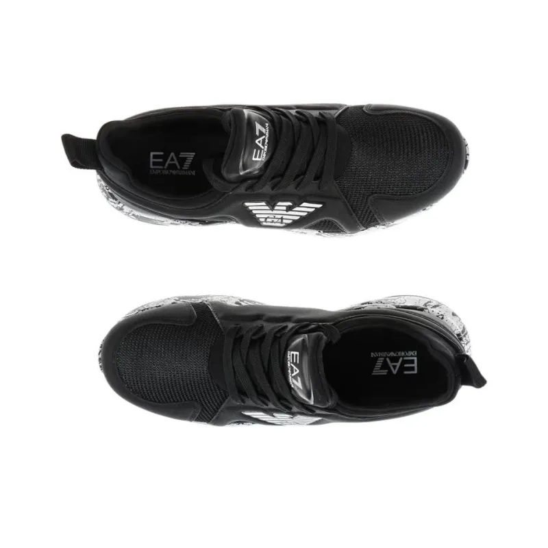 EMPORIO ARMANI EA7 Low Top Casual Shoes Men's Black-3