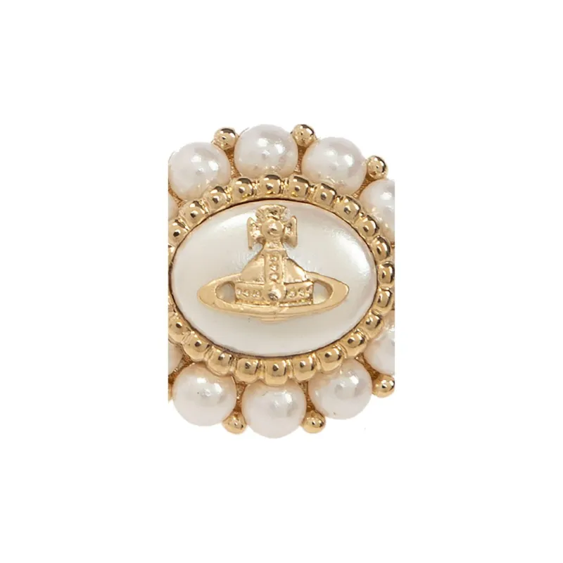 Vivienne Westwood Orb plaque Earrings-3