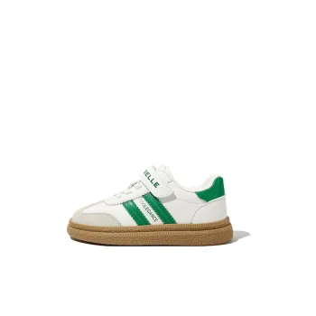 BELLE Low Top Kids Lifestyle Shoes Beige Green Kids