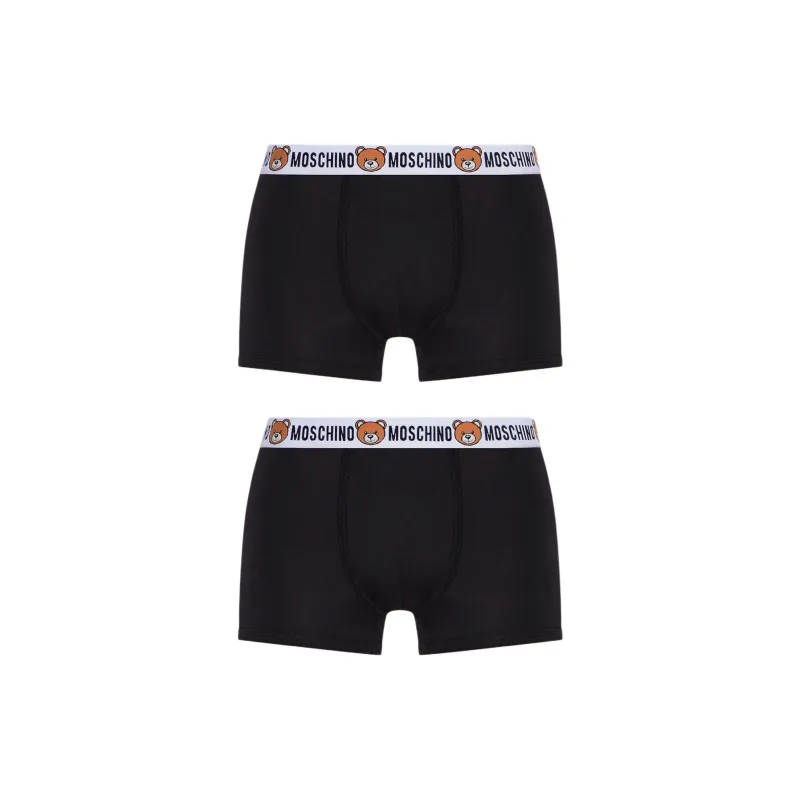 MOSCHINO Underpants Men's 2 Pack Black-0