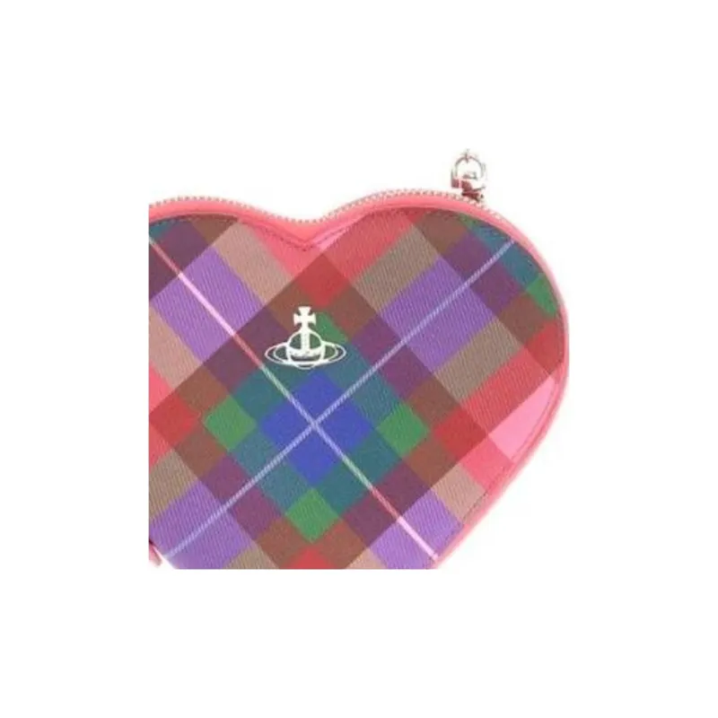 Vivienne Westwood Checked Chain Linked Crossbody Bag-4