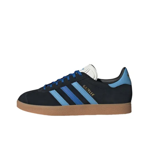 Adidas Originals Gazelle Black Light Blue Women's