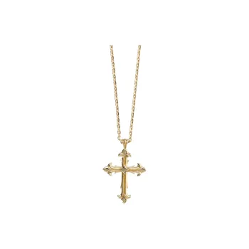 EMANUELE BICOCCHI Medium Fleury Cross Pendant Necklace